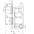 carlo round shower pack single outlet riser kit, Alessio, Mixer Showers, Shower Valves, Showers, 3