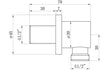 carlo round shower pack single outlet riser kit, Alessio, Mixer Showers, Shower Valves, Showers, 5