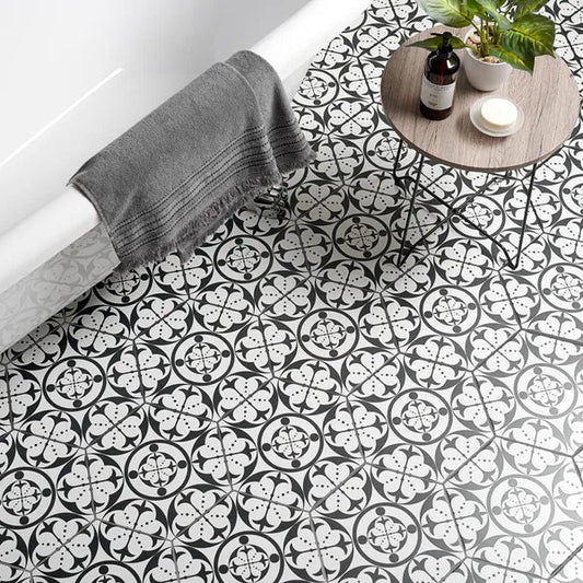 activ carnaby hexagon black tiles 330x285mm, Floor Tiles, Patterned Tiles, Porcelain Tiles, Wall Tiles, Black Tiles, 1