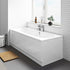 ceria round double ended supercast bath 1700x700x550mm, Baths, Double Ended Baths, Straight Baths, Alessio, 1