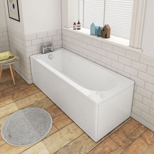 ceria round single ended supercast bath 1500x700x550mm, Baths, Straight Baths, Alessio, 1
