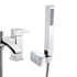 cira chrome bath filler mixer tap with shower kit, Alessio, Chrome Bath Shower Mixer Taps, Bath Taps, Taps, 4