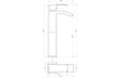 cira tall chrome basin mixer tap, Alessio, Chrome Basin Taps, Bathroom Sale, Tall Basin Taps, Taps, 5