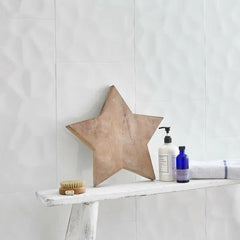 Concept Plus White Gloss Decor Rectified Tiles 300x600mm