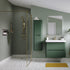 cool touch thermostatic bar mixer shower riser brushed brass, Alessio, Mixer Showers, Showers, 4