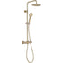 cool touch thermostatic bar mixer shower riser brushed brass, Alessio, Mixer Showers, Showers, 3
