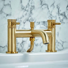Core Bath Shower Mixer Tap Brushed Brass