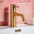 core mono basin mixer tap brushed brass, Scudo, Brushed Brass Basin Taps, Taps, 2
