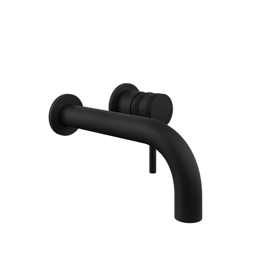 Core Wall Mounted Basin Tap Black - bathandtile