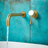 core wall mounted basin tap brushed brass, Scudo, Brushed Brass Basin Taps, Taps, Wall Mounted Basin Taps, 2