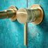 core wall mounted basin tap brushed brass, Scudo, Brushed Brass Basin Taps, Taps, Wall Mounted Basin Taps, 3