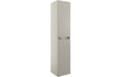 Dante 300mm 2 Door Wall Hung Tall Unit - Latte - bathandtile