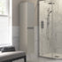 Dante 300mm 2 Door Wall Hung Tall Unit - Latte - bathandtile