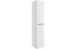 Dante 300mm 2 Door Wall Hung Tall Unit - White Gloss - bathandtile