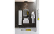 Dante 300mm 2 Door Wall Hung Tall Unit - White Gloss - bathandtile