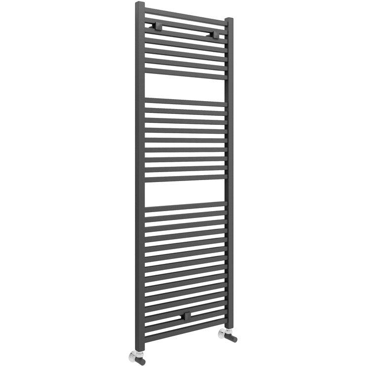 Dante Radiator Dante 30mm Square Ladder Radiator 500x1420mm - Anthracite – Bath & Tile