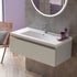 dante 815mm 1 drawer wall hung basin unit inc basin latte, Alessio, Wall Hung Vanity Unit, 1