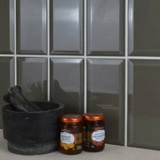 metro dark grey gloss 100x200mm tiles, Ceramic Tiles, Metro  Tiles, Wall Tiles, Grey Tiles, 1