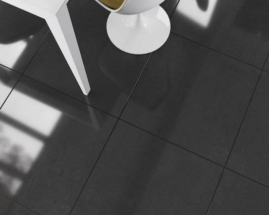 Doblo Grafit Polished 600x600mm Tiles - bathandtile