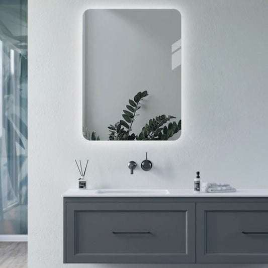 edge 1200x600mm rectangle back lit led mirror, Alessio, Illuminated Bathroom Mirror, Mirrors, 1