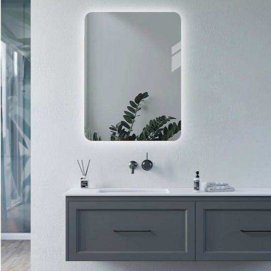 Edge 600x800mm Rectangle Back-Lit LED Mirror - bathandtile