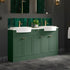 Elenna Semi Recessed Basin 555x435mm 1TH - bathandtile