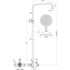 elio traditional concentric single outlet overhead shower, Alessio, Mixer Showers, Showers, 5