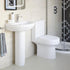elisa basin full pedestal 500x390mm, Alessio, Basins, Full Pedestal Basin, 4