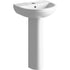 elisa basin full pedestal 500x390mm, Alessio, Basins, Full Pedestal Basin, 3