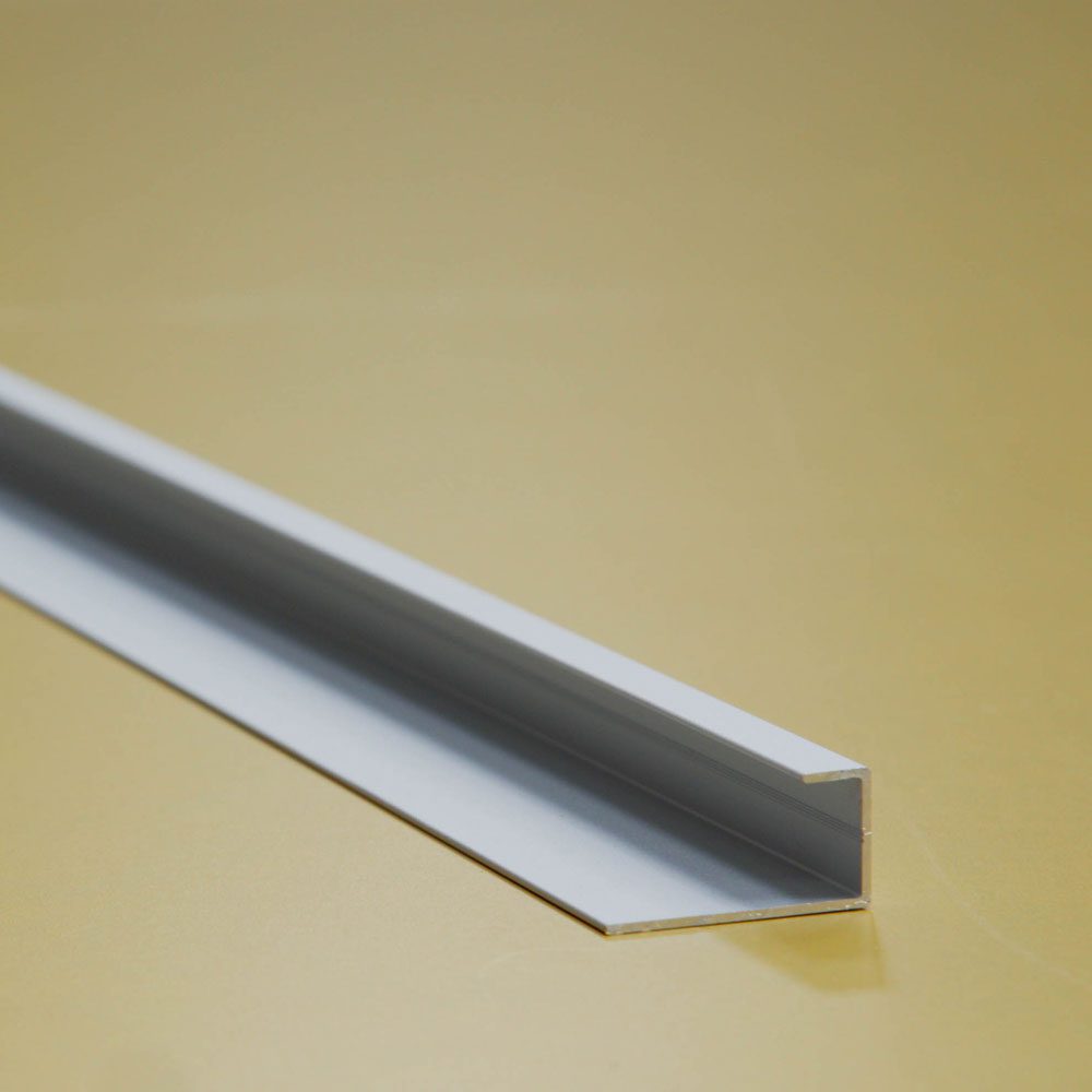 End Cap Chrome 2450mm Length Aluminium Profile - bathandtile