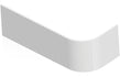 enrico j shape corner bath 1500x725x600mm bath panel lh, Baths, Straight Baths, Alessio, 4