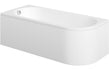 enrico j shape corner bath 1500x725x600mm bath panel lh, Baths, Straight Baths, Alessio, 2