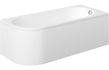 enrico j shape corner bath 1700x725x600mm bath panel rh, Baths, Straight Baths, Alessio, 2