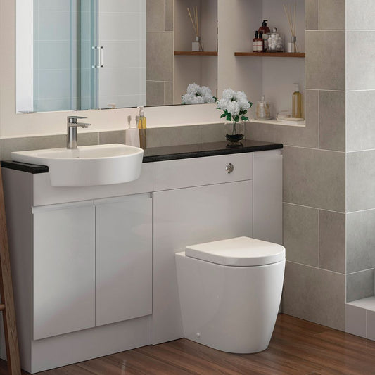 Esta Back To Wall WC & Soft Close Toilet Seat - bathandtile