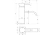 esta chrome basin mixer tap waste, Alessio, Chrome Basin Taps, Taps, 3