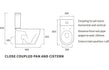 Esta Close Coupled WC & Soft Close Toilet Seat - bathandtile