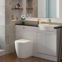 Esta Rimless Back To Wall Comfort Height WC & Soft Close Seat