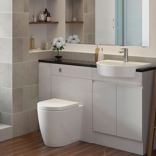 Esta Rimless Back To Wall WC & Soft Close Toilet Seat - bathandtile
