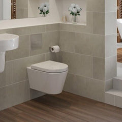 Esta Rimless Wall Hung WC & Soft Close Toilet Seat