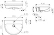 Esta Semi Recessed Basin And Back To Wall Toilet Set - bathandtile