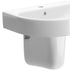 esta wall hung basin semi pedestal 555x430mm, Alessio, Basins, Semi Pedestal Basins, Wall Hung Basins, 3
