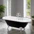 fabia black freestanding bath 1690x740x620mm, Baths, Free Standing Baths, Alessio, 1