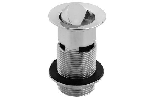 Flip Plug Slotted Basin Waste Chrome - bathandtile