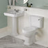 Florence Close Coupled WC & Standard Soft Close Toilet Seat - bathandtile
