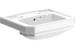 Florence Semi Recessed Basin 500x450mm 2TH - bathandtile