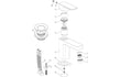 flow chrome cloakroom basin mixer tap waste, Alessio, Chrome Basin Taps, Taps, 4