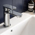 gino chrome basin mixer tap waste, Alessio, Chrome Basin Taps, Taps, 2