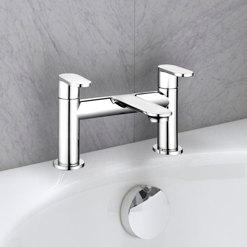 Gino Chrome Bath Filler Mixer Tap - bathandtile