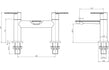 gino chrome bath filler mixer tap, Alessio, Chrome Bath Taps, Taps, 5