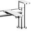 gino chrome bath filler mixer tap, Alessio, Chrome Bath Taps, Taps, 4